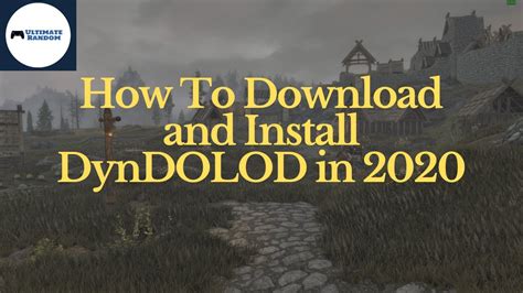Just make sure to install the standalone dybdolod dll. . How to install dyndolod